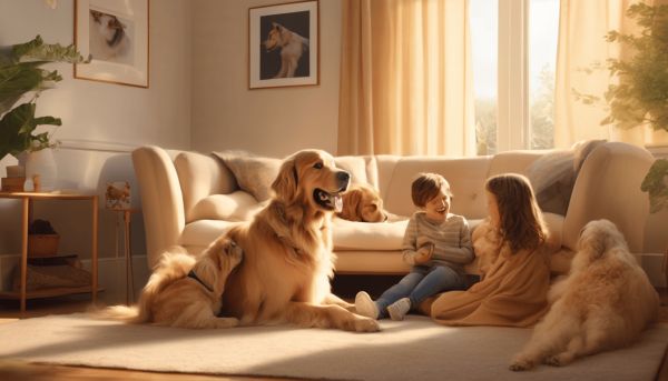 Voici les grands chiens de famille les plus gentils et calmes